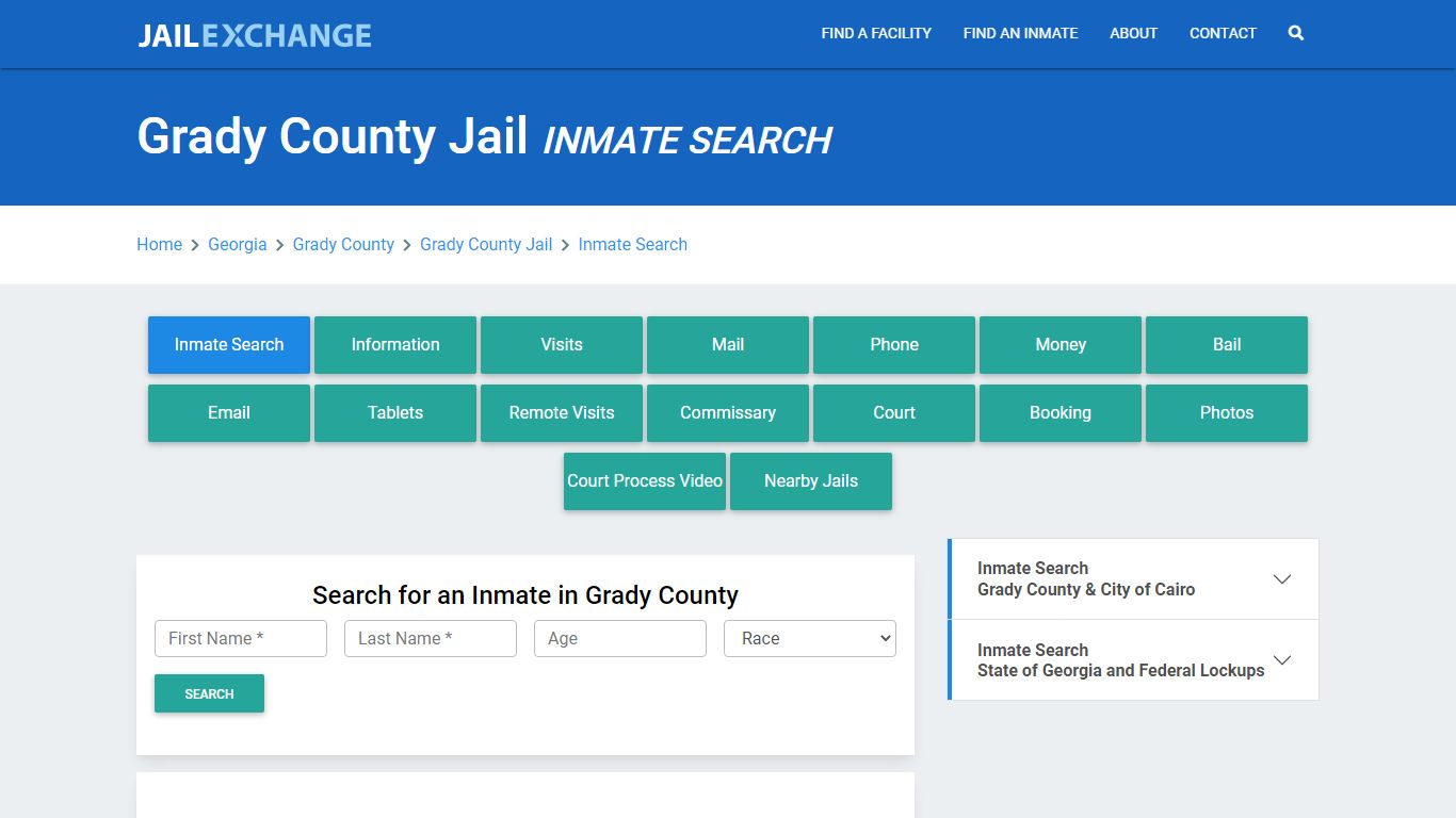 Grady County Jail, GA Inmate Search: Roster & Mugshots